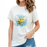 Сладка пчелна реколта графична тениска за жени перфектна идея за подарък за рожден ден бяло
