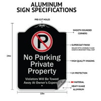Знак на дизайнерския дизайнер на подписи - Паркиране с разрешителни само превозни средства без валидно разрешение ще бъде теглено за сметка на собственика