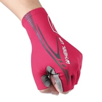 Колоеви ръкавици, половин пръст планински велосипедни ръкавици Пътят анти приплъзване на ударни ударни състезателни ръкавици