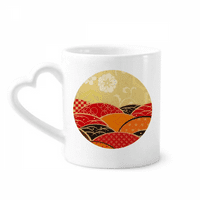 Sakura Geometry Pattern Japan Coffe Coffee Cerac Cerac Drinkware Glass Heart Cup