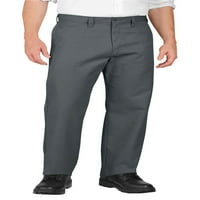Dickies LP Индустриални плоски предни панталони - черни - Unhemmed - 44W
