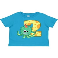 Inktastic 2-ри рожден ден Monster Gift Toddler Boy или Toddler Girl тениска