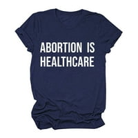 Moxiu аборт е тениски за здравеопазване за жени Pro Choice Феминистка ретро тениска лятна кратка ръкав пуловер тийнейджъри