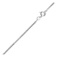 Sterling Silver 18 Unise Bo Chain 3D висулка за скариди колие