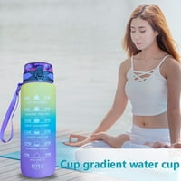 Tiyuyo 1000ml спортна бутилка за бутилка с вода маркер на открито преносими чаши
