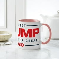 Cafepress - Тръмп пази Америка страхотна - унция керамична чаша - чаша за новост кафене