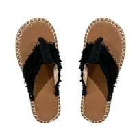 Flip Flops for Women Girls Slip on Thong Slide Sandals - Summer Dressy Bohemian Travel Flat Sandal