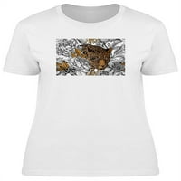 Тениска на леопард и боони
