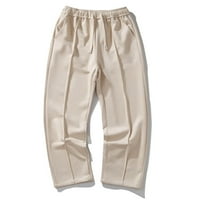 Cllios Мъжки панталони Панталони Широки крак разтягане на твърд панталон йога домашен свободен приготен салон Pajama панталони суиптур за мъже l-5xl
