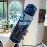 Изтичане на бутилка за вода PROPER Пътувания преносими фитнес прозрачна вода кана за на къмпинг на открито прозрачно синьо
