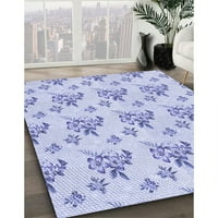 Ahgly Company вътрешен правоъгълник с шаблони с лавандула сини килими, 5 '8'