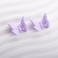 Bango Acrylic Butterfly Charms, цветни акрилни мъниста висулки прелести за обеци на DIY Ключови колиета занаяти приготвят коледни, d#лилаво