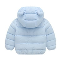Kpoplk Toddler Baby Boys Момичета зимни палта облицовани пухка