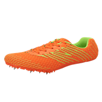 Rotosw Meens Track Shoe Spikes Атлетика дантела и полеви обувки Униза маратонки Женски неплъзгащи се плоски оранжеви 8