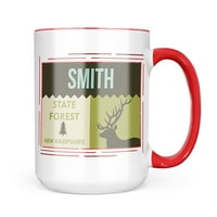 Neonblond National Us Forest Smith State Forest Mug Подарък за любители на чай за кафе