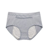 Хоксмл брифи за жени, теч доказателство за менструални гащински бикини Жените бельо физиологични панталони на талията при клирънс