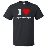 Обичайте моята тениска shmoopie i сърце моя подарък за тройник shmoopie