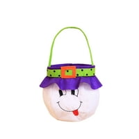 MA & Baby Halloween Pumpkin Candy Bags for Kids Pumpkin Bag Tick Trick или чанти за лечение