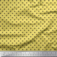 Soimoi Polyester Crepe Fabric Четири странична стрелка Широнг печат Шиещ тъкан двор