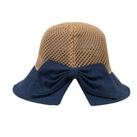 Дамски боуккен моден плетещ шев на куха дишаща слънчева шапка бейзболни шапки червено