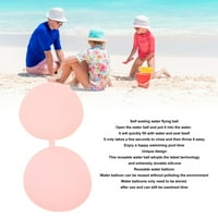 Водни балони за многократна употреба, бързо запълване на самостоятелно запечатване на силикон за пълнене на водни топки играчка за семейни дейности, плаж за туризъм, басейни за плувки