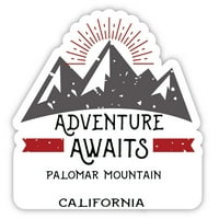 Паломар планина Калифорния Сувенир Винилов стикер Стикер приключение очаква дизайн