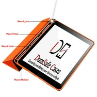 iPad mini 5 -ти ген [mini] a a a a muxh2ll a muxf2ll a muxg2ll Защитен траурен шок доказателство tpu силиконов заден калъф с държач на молив - оранжево