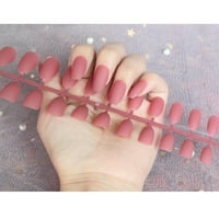 Чист цвят лъскави носещи нокти Завършени нокти, завършени носещи нокти