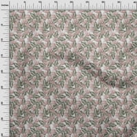 Oneoone памучна фланелка Dusty Pink Fabric Tropical Sewing Material Print Fabric край двора