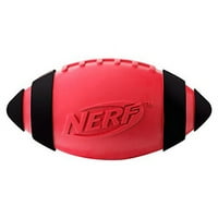 Nerf Dog 5in Classic Squeak Football Dog Toy - червено