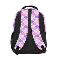 Цветна русалка мащаб училищна раница с леки компютърни тетрадки компютърна чанта за момичета момчета момчета
