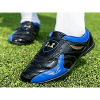 Colisha Boys Athletic обувки тренировки футболни клити фирма наземни футболни обувки Outheroor Comfort Trainers Sport Black 2y