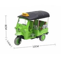 Сплав Diecast Тайланд изискан симул превозни средства орнаменти зелено, 12x5.5x