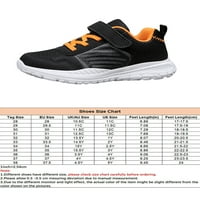 Маратонки Lumento Boy Небрежни бягащи обувки Мрешни атлетични обувки Леки треньори тренировки Комфорт Спорт Черен оранжев 5y