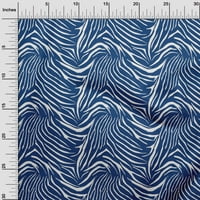 OneOone Cotton Jersey Royal Blue Fabric Skins Animal Sewing Material Print Fabric край двора