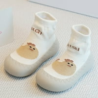 Ketyyh-chn бебешки чорапи за малко дете солидни цветни чорапи за анимационни чорапи поддържат топли деца меки неплъзгащи се закрити чорапи бежово, 24