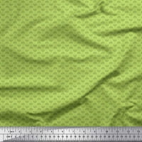Soimoi памучна патица тъкан художествена флорална трескава тъкан от ширина на двора