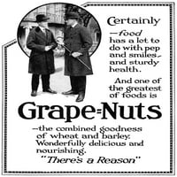 AD: Гроздови ядки, 1919. Намерична реклама за гроздови ядки, 1919.
