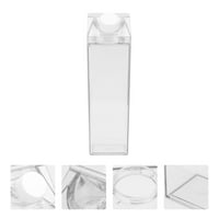 Прозрачна пластмасова бутилка 500мл мляко бутилка за питие сок контейнер празна бутилка за съхранение за домашна употреба