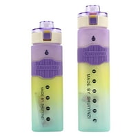 Hloma 720 900ml бутилка с вода голям капацитет топлоустойчив теч-устойчив градиент на дъгата цвят спортна бутилка ежедневна употреба