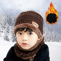 Wofedyo шапки за мъже деца шал топла детска шапка шал Gloes три топли комплекти зимни шапки за mencoffee