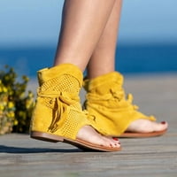 Римски пискюл плаж жени ботуши момичета сандали обувки ретро женски сандали