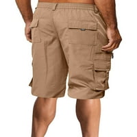Мъжки работа с твърди товарни къси панталони много джобни шорти за безопасност лято бой половин панталони работни дрехи