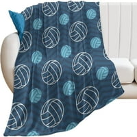 Дърво хвърляне одеала волейбол одеяло през цялата година леко синьо лятно одеяло меко легло одеяло дишащо охлаждане одеяло за пътуване одеяло за жени мъже уютно луксозно одеяло