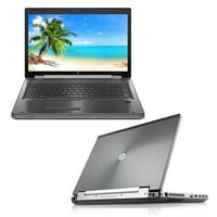 Използван-HP Elitebook 8570W, 15.6 HD+ лаптоп, Intel Core i7-3740QM @ 2. GHz, 16GB DDR3, 1TB HDD, DVD-RW, Bluetooth, Webcam, No OS