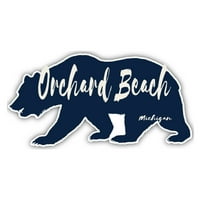 Orchard Beach Michigan сувенирни декоративни стикери