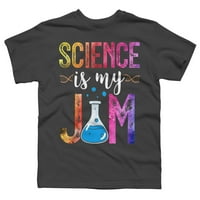 Science Jam Boys Argoal Grey Graphic Tee - Дизайн от хора XL