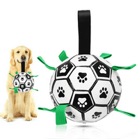 Кучета играчки футболна топка с интерактивни раздели за дърпане, кучета играчки за влекач, кученце подаръци за рожден ден, играчка за кучешки влекач, играчка за кучешка вода, трайни кучета топки за персонал