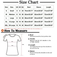 Летни ризи за дълги ръкави за женски небрежен тениски с тениска с дълъг ръкав с V-образно деколте