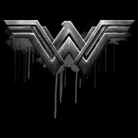 Мъжки Zack Snyder Justice League Wonder Woman Silver Logo Издърпайте качулката черна среда
